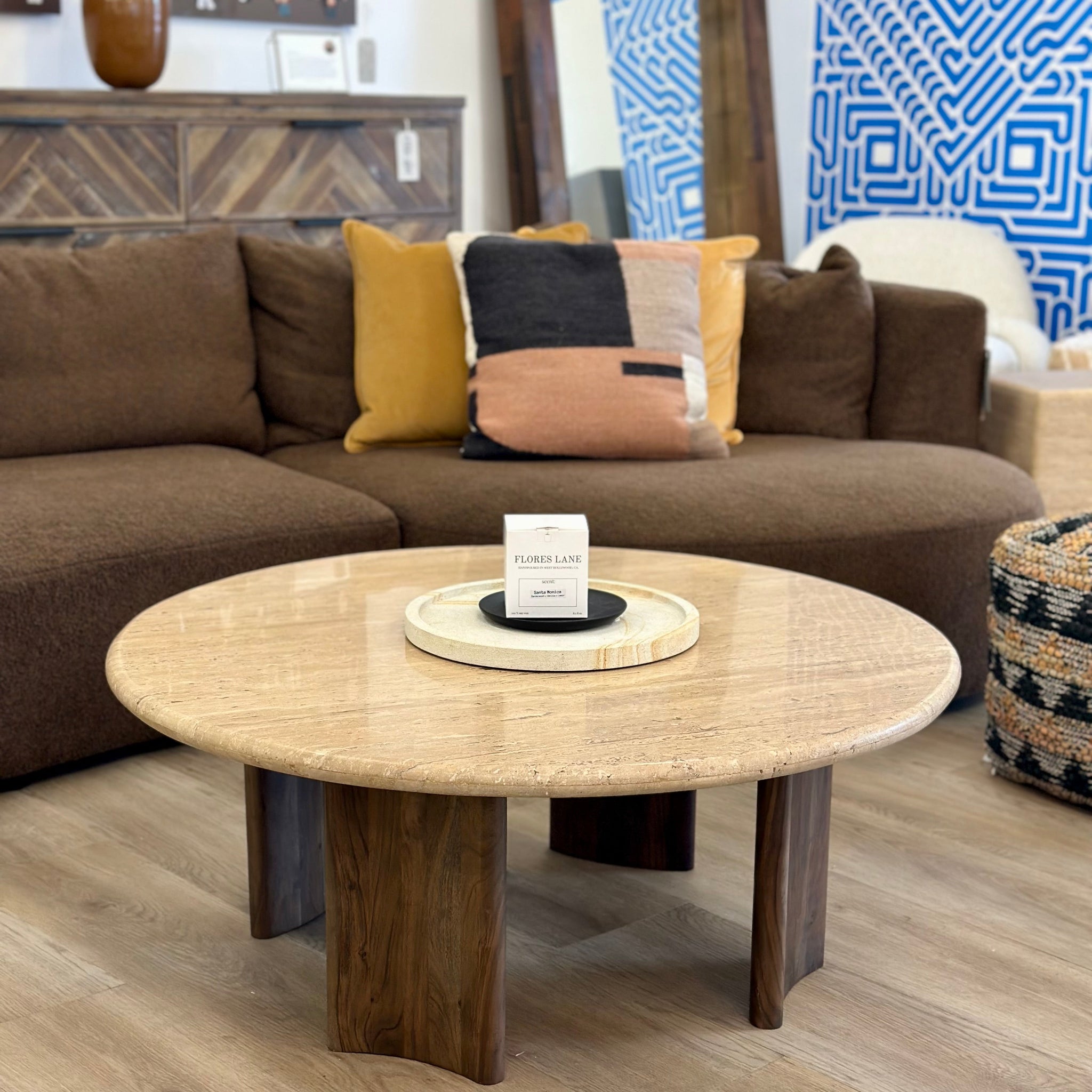 Coffee table (61035-brwn)