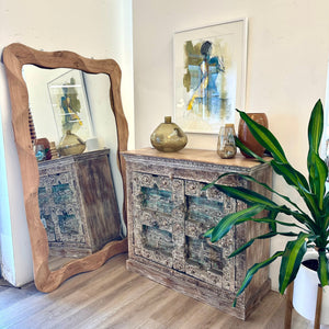 Floor mirror (22039-natl), Cabinet (DU12017), Original Art