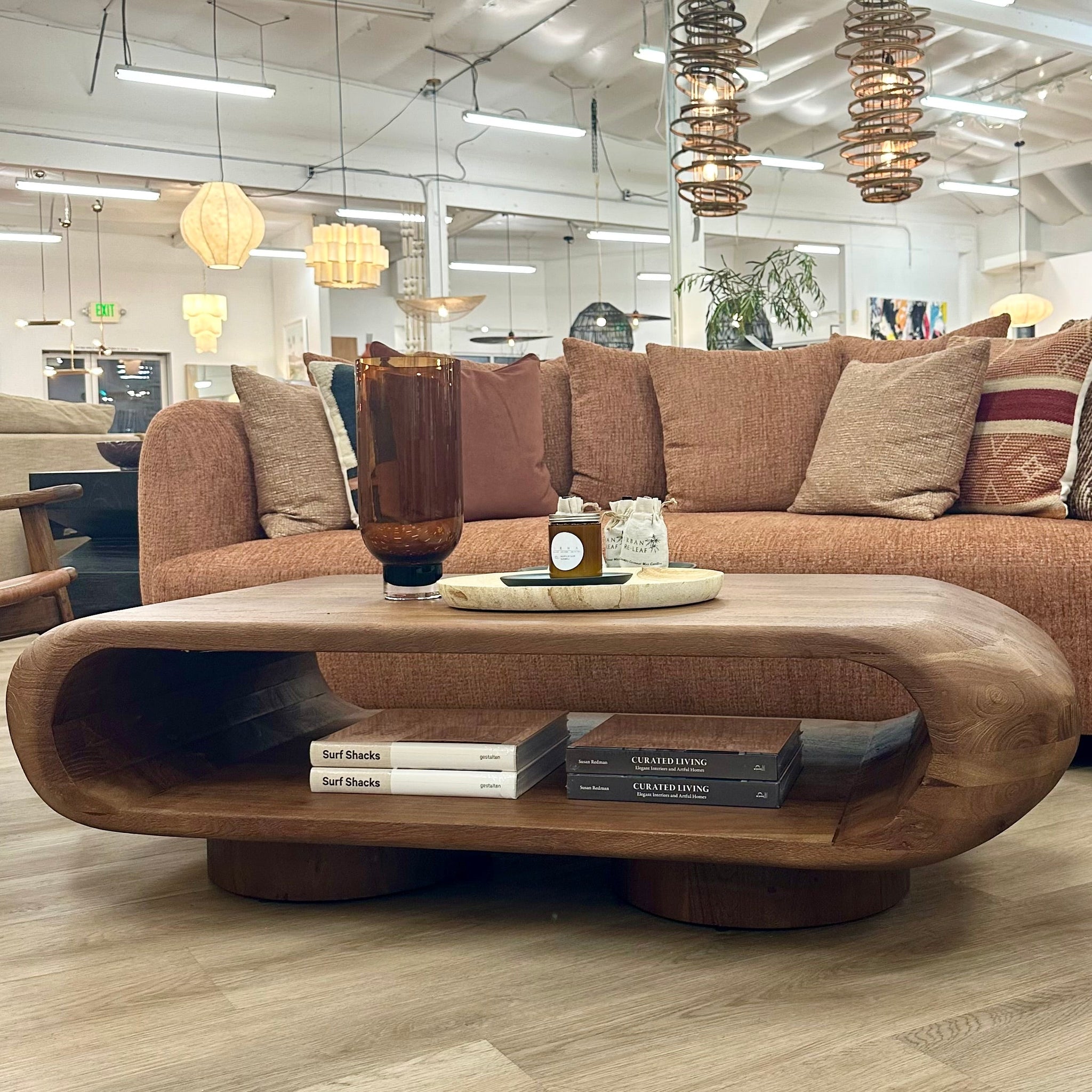 Coffee table (76026-brwn)